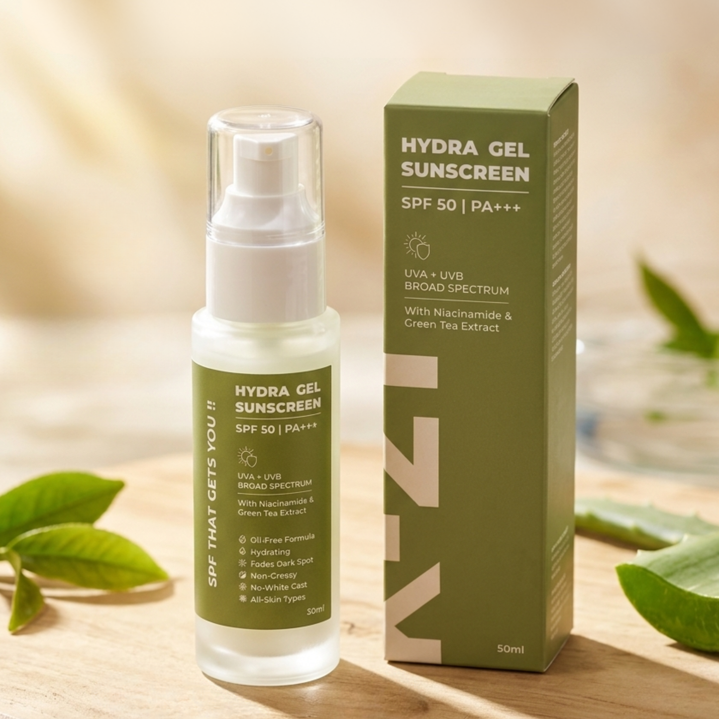 Hydra Gel Sunscreen SPF 50 PA +++